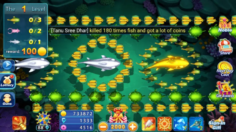 Factors that create the attraction of fish shooting game